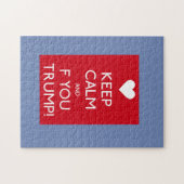 ドナルド・トランプ大統領の冗談のミームのパズルのゲーム ジグソーパズル (横)