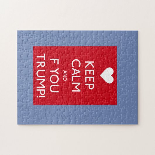 ドナルド・トランプ大統領の冗談のミームのパズルのゲーム ジグソーパズル (横)