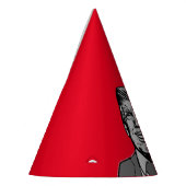 ドナルド・トランプ大統領の漫画 パーティーハット (左)