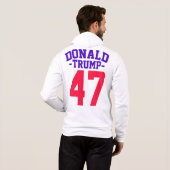 ドナルド・トランプ大統領の47選挙2024 パーカ (裏面フル)