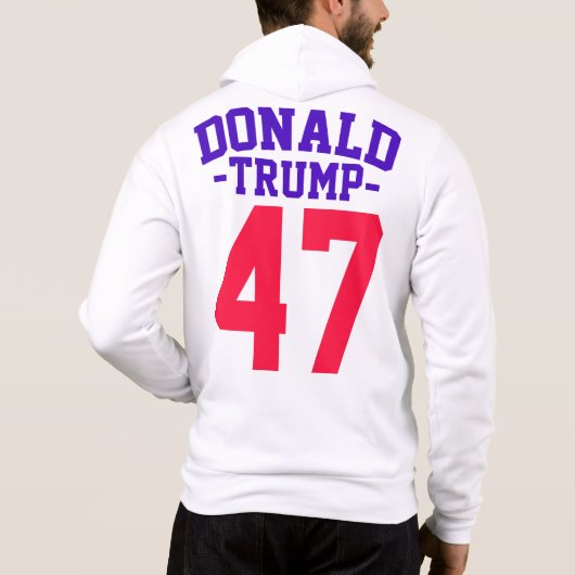 ドナルド・トランプ大統領の47選挙2024 パーカ (裏面)