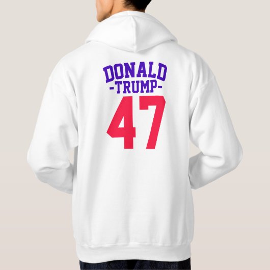 ドナルド・トランプ大統領の47選挙2024 パーカ (裏面)