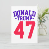 ドナルド・トランプ大統領の47選挙2024 招待状 (スタンド正面)