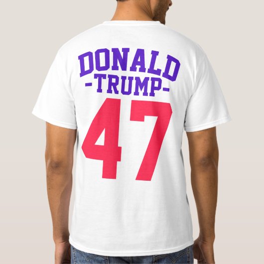 ドナルド・トランプ大統領の47選挙2024 Tシャツ (裏面)