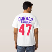 ドナルド・トランプ大統領の47選挙2024 Tシャツ (裏面フル)