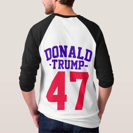ドナルド・トランプ大統領の47選挙2024 Tシャツ (裏面)
