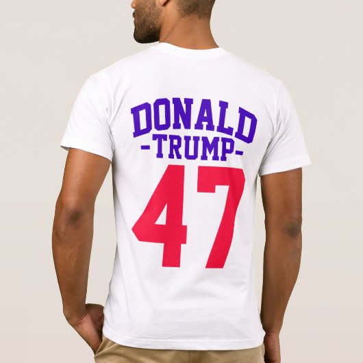 ドナルド・トランプ大統領の47選挙2024 Tシャツ (裏面)