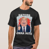 ドナルド・トランプ大統領を嫌うハター Tシャツ (正面)