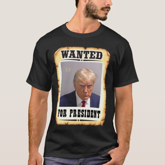 ドナルド・トランプ大統領マグ・ショットTシャツ Tシャツ (正面)