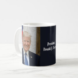 ドナルド・トランプ大統領公式ポートレート コーヒーマグカップ