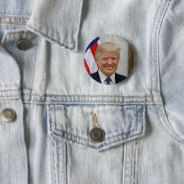 ドナルド・トランプ大統領公式ポートレート 缶バッジ