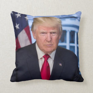 ドナルド・トランプ大統領公式肖像 クッション