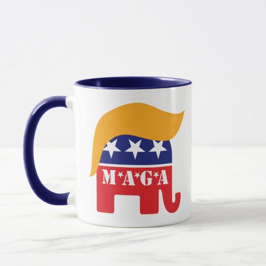 ドナルド・トランプ大統領再選 2024 MAGA マグカップ (左)