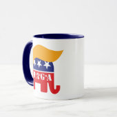 ドナルド・トランプ大統領再選 2024 MAGA マグカップ (正面左)