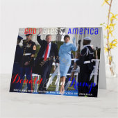 ドナルド・トランプ大統領夫人メラニア カード (黄色い花)