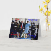 ドナルド・トランプ大統領夫人メラニア カード (黄色い花)