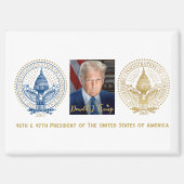 ドナルド・トランプ大統領就任印章 マグネット (正面)