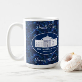 ドナルド・トランプ大統領就任式とホワイトハウス コーヒーマグカップ