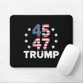ドナルド・トランプ大統領就任式の日2025米国 マウスパッド (マウス)