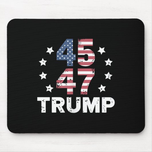 ドナルド・トランプ大統領就任式の日2025米国 マウスパッド (正面)
