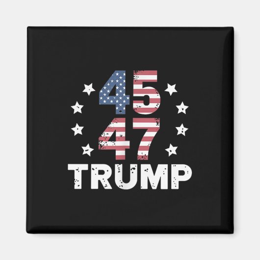 ドナルド・トランプ大統領就任式の日2025米国 マグネット (正面)