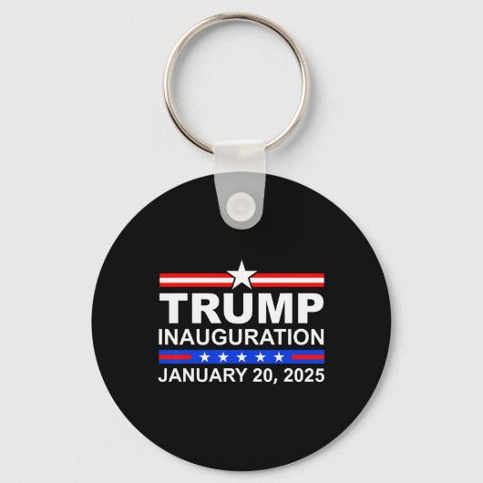 ドナルド・トランプ大統領就任式の日2025 4 キーホルダー (正面)