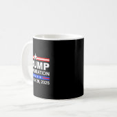 ドナルド・トランプ大統領就任式の日2025 4 コーヒーマグカップ (正面左)