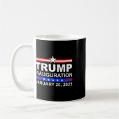 ドナルド・トランプ大統領就任式の日2025 4 コーヒーマグカップ (左)