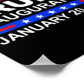 ドナルド・トランプ大統領就任式の日2025 4 ポスター (角)
