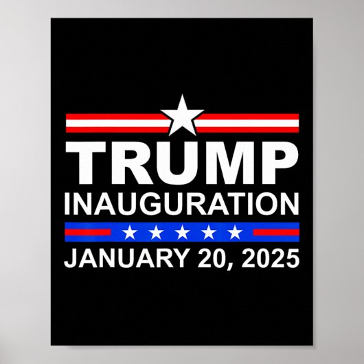 ドナルド・トランプ大統領就任式の日2025 4 ポスター (正面)
