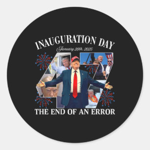 ドナルド・トランプ大統領就任式の日2025 （B上） ラウンドシール