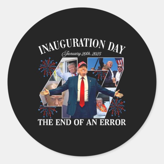 ドナルド・トランプ大統領就任式の日2025 (B上) ラウンドシール (正面)