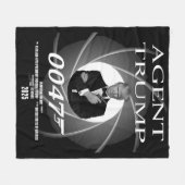 ドナルド・トランプ大統領就任式の日47 フリースブランケット (正面(横))