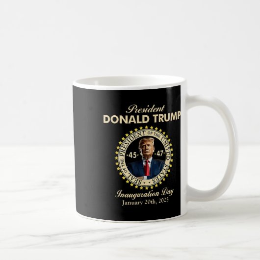 ドナルド・トランプ大統領就任式1月20日 コーヒーマグカップ (右)