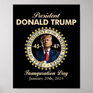 ドナルド・トランプ大統領就任式1月20日 ポスター