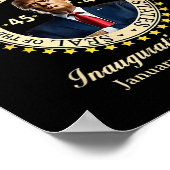 ドナルド・トランプ大統領就任式1月20日 ポスター (角)