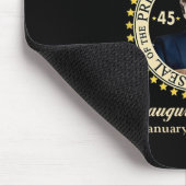 ドナルド・トランプ大統領就任式1月20日 マウスパッド (コーナー)