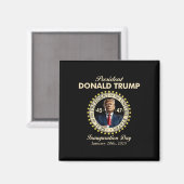 ドナルド・トランプ大統領就任式1月20日 マグネット (正面/裏面)