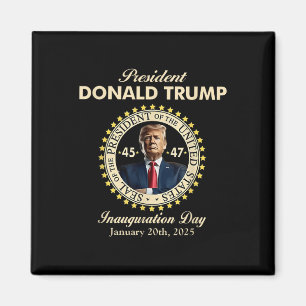 ドナルド・トランプ大統領就任式1月20日 マグネット
