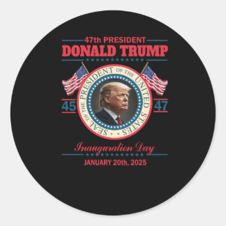 ドナルド・トランプ大統領就任式1月20日 ラウンドシール