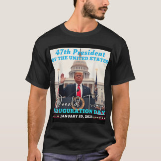 ドナルド・トランプ大統領就任式2025年メモール Tシャツ