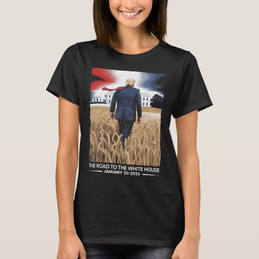 ドナルド・トランプ大統領就任式2025年ヴィンタ Tシャツ (正面)