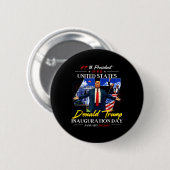 ドナルド・トランプ大統領就任式2025年47日 缶バッジ (正面&裏面)