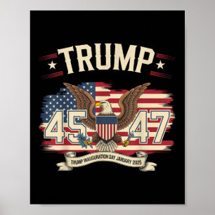 ドナルド・トランプ大統領就任式2025日 ポスター