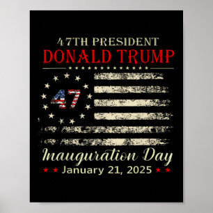 ドナルド・トランプ大統領就任式2025日 ポスター