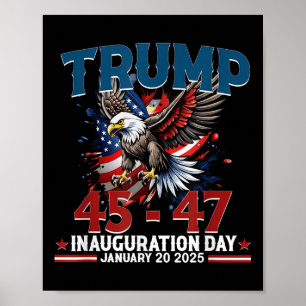 ドナルド・トランプ大統領就任式2025日 ポスター