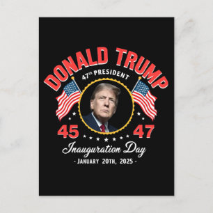 ドナルド・トランプ大統領就任式2025日 ポストカード