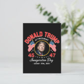 ドナルド・トランプ大統領就任式2025日 ポストカード (スタンド正面)