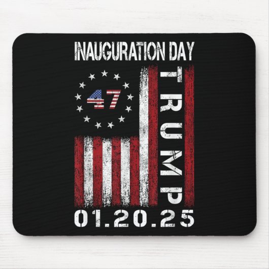 ドナルド・トランプ大統領就任式2025日 マウスパッド (正面)