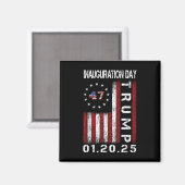 ドナルド・トランプ大統領就任式2025日 マグネット (正面/裏面)